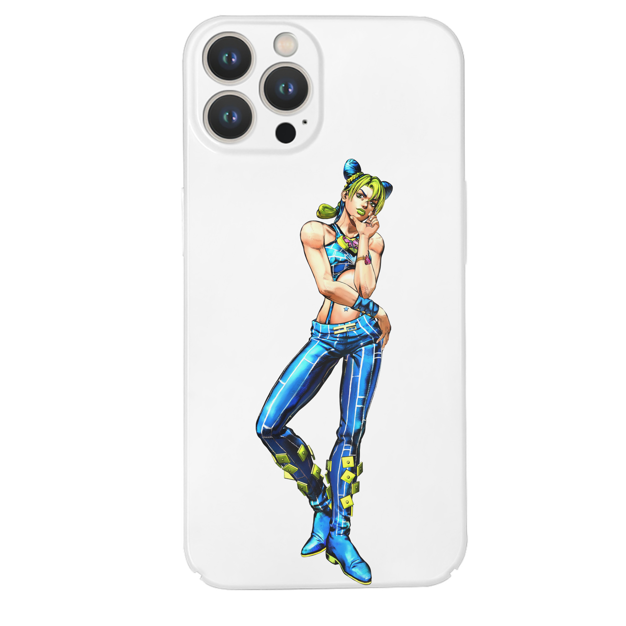 （画像用） "ジョジョの奇妙な冒険 くうじょう ジョリーン JoJo's Bizarre Adventure Jolyne Cujoh " 【iPhone 14シリーズ対応】ハードケース